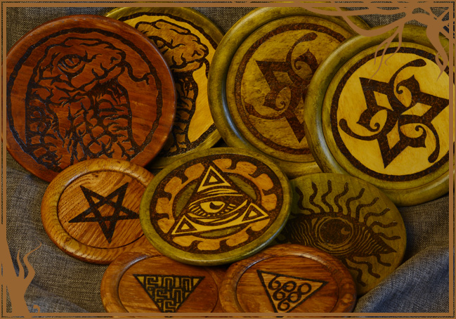 Primitive Magic (pyrography serie)